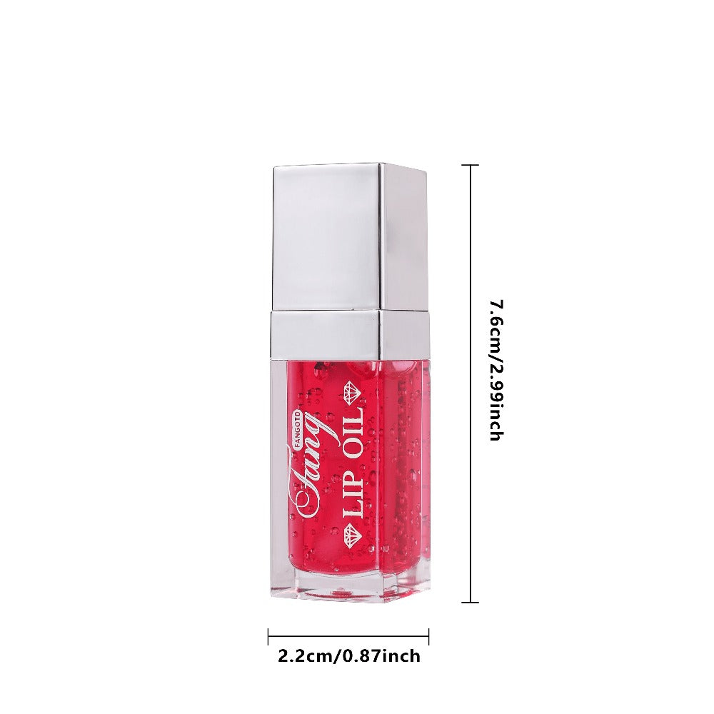 Plumping Lip Gloss Oil Set 3pcs 6pcs Transparent Glow Lip Plumper – High-Shine Glossy Finish in Berry Coral Pink Red — image 