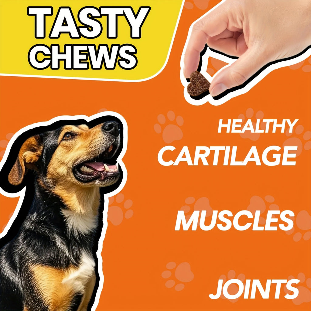 Dog Hip and Joint Soft Chews with Glucosamine, Chondroitin, MSM and Salmon Oil, 90 Count per Bottle — image 2