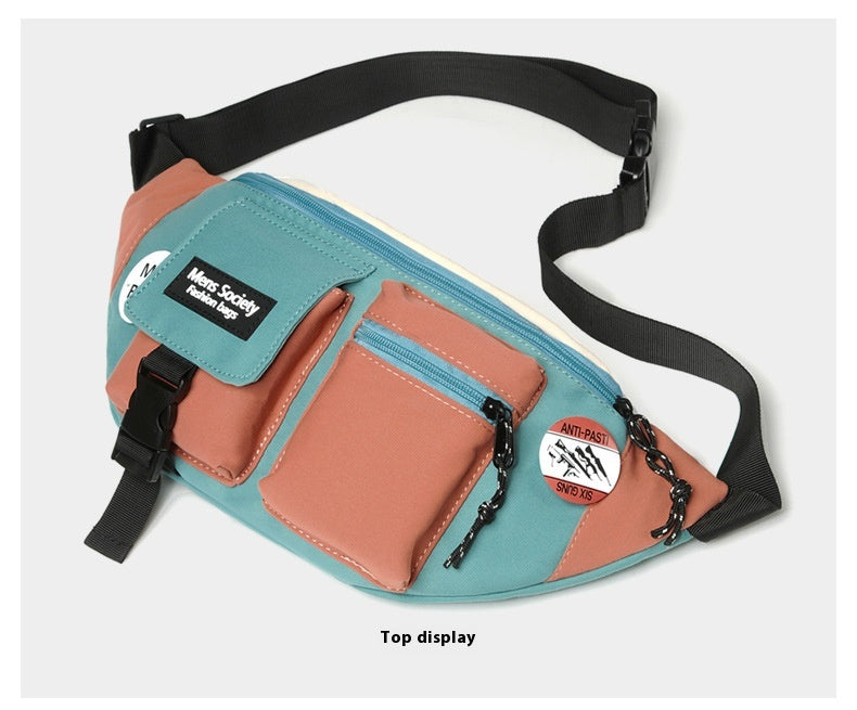 Men's Casual Crossbody Sports Canvas Waist Bag
