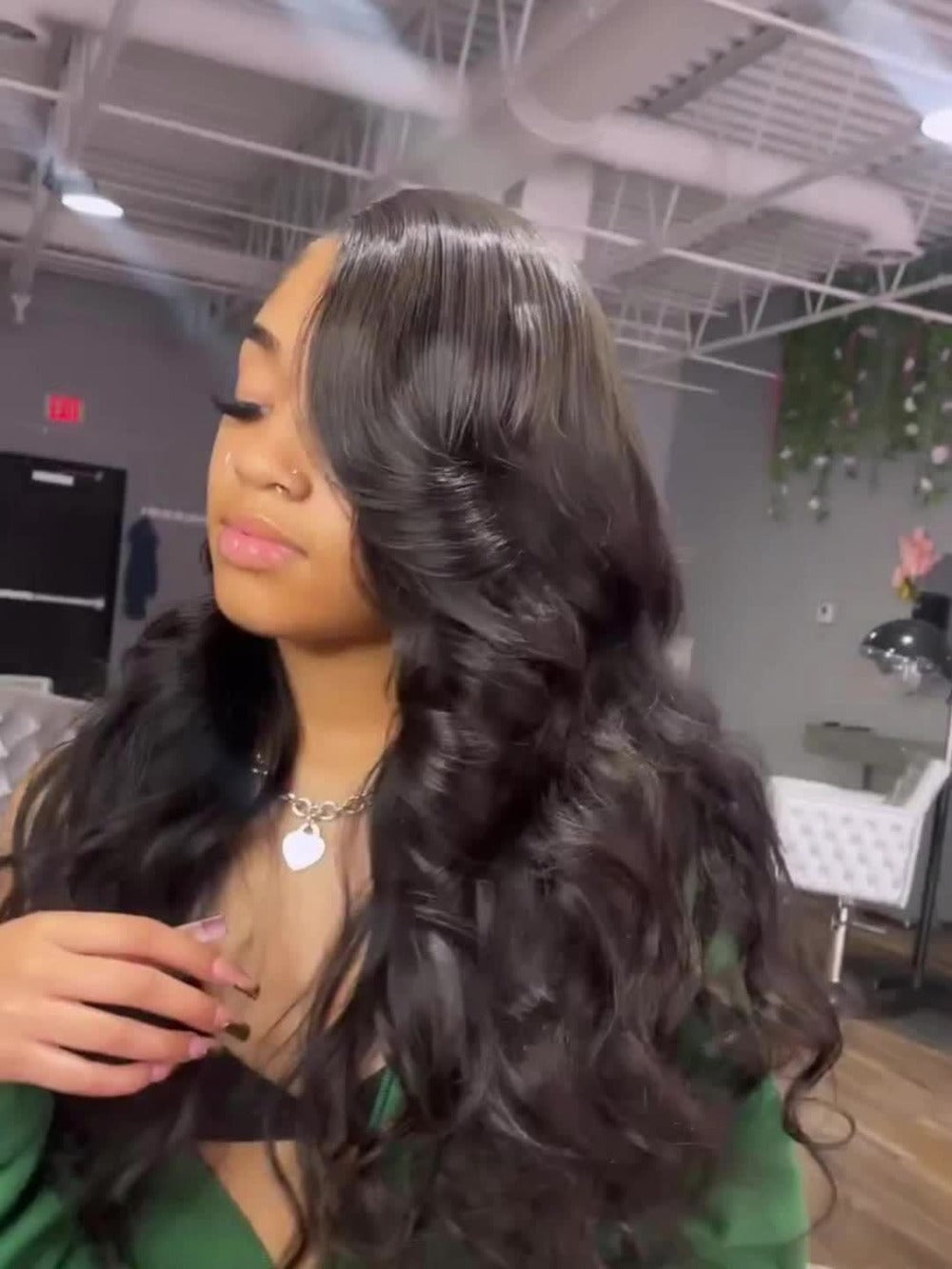 Body Wave Lace Front Wig 13x4 HD Transparent Lace 30 Inch Human Hair Glueless Bye Bye Knots Pre, for Home, Travel and Salon H
