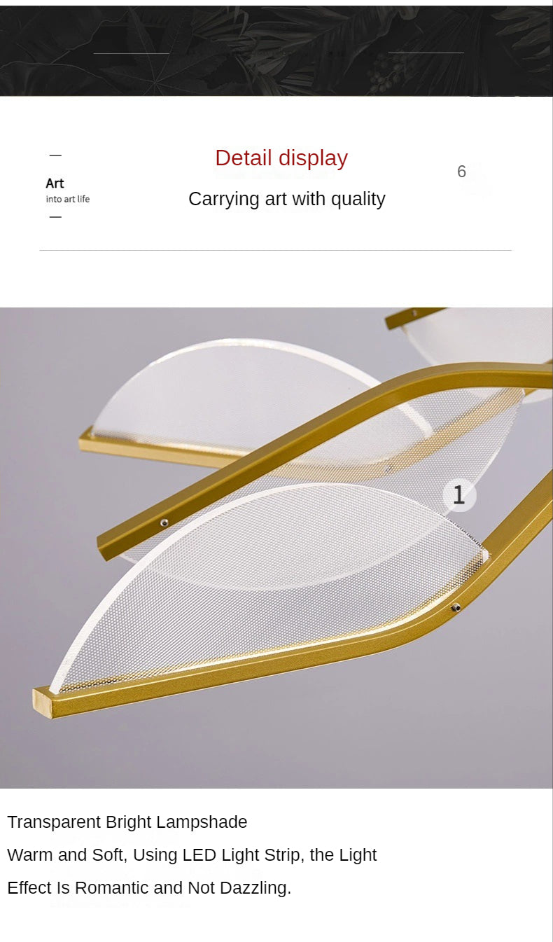 Nordic Fan Lamp Restaurant Ceiling Fan