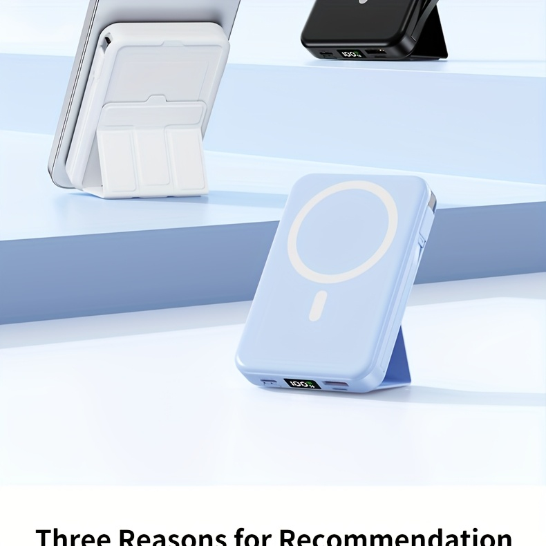 10000mAh Mobile Power, 22.W Magnetic Charging Treasure, Comes with Convenient Dual Cable, with LED Power Display — image 21