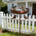 Bird Feeder Cast Iron Vintage, Bird Bath Garden Outdoor Yard Decor for Garden, Yard and Pest Management — image 1