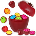Apple Shape Sorter Toy for Toddlers Ages 10M-3 Years, Geometric Color Sorting Matching Game — image 18