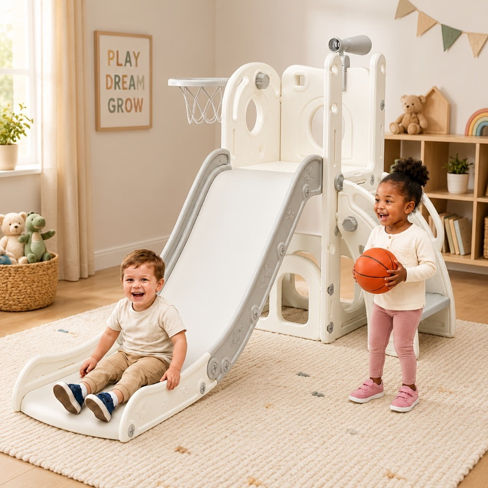 Toddler Slide & Climber Playset L-Shaped Indoor Outdoor Playground with the Listed Color, Size or Set Options for Everyday Us