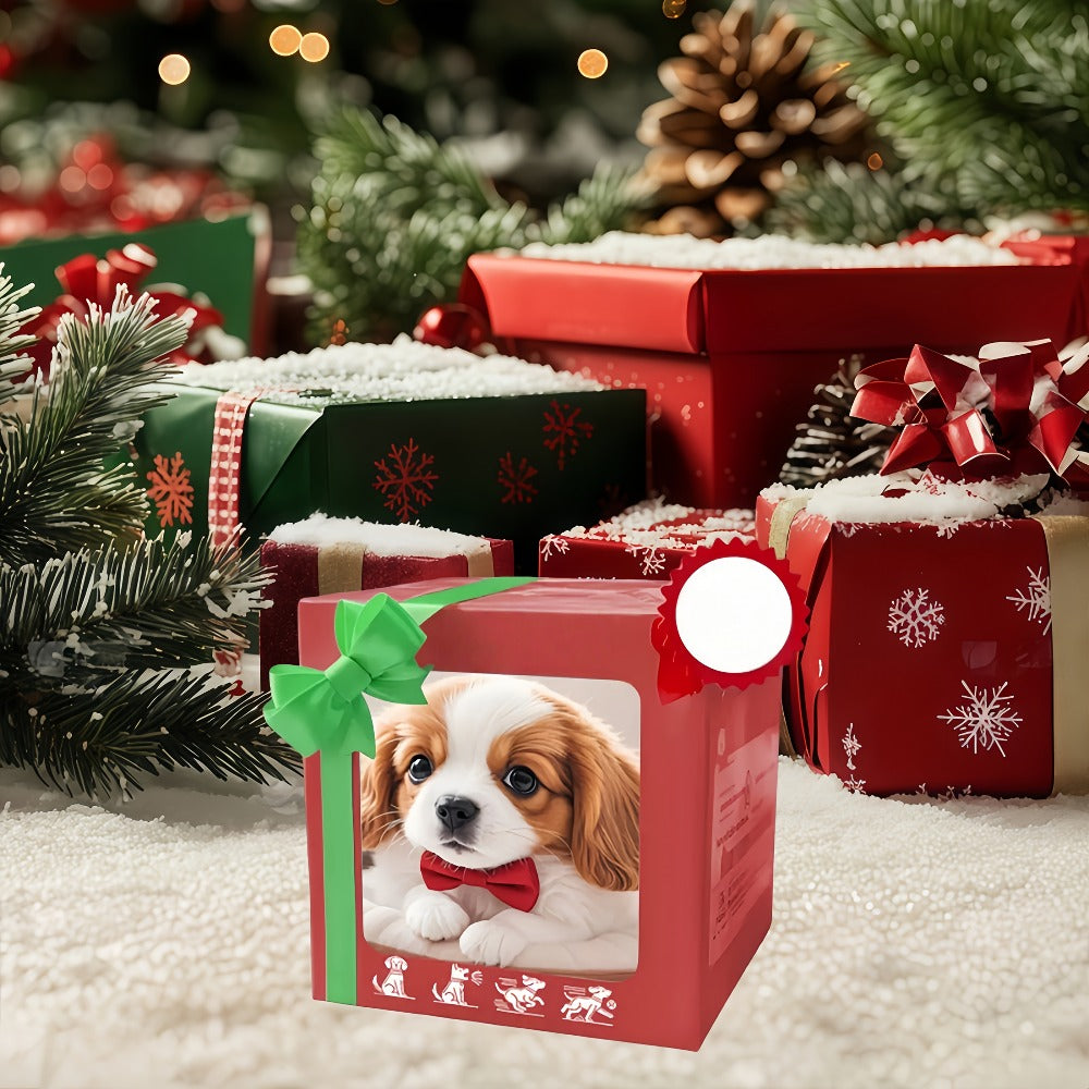 Simulation Puppy Robot Electric Interactive Dog Toy, Auto Walking, Barking & Tail Wagging, Plush Biomimetic Pet with Dog Bone