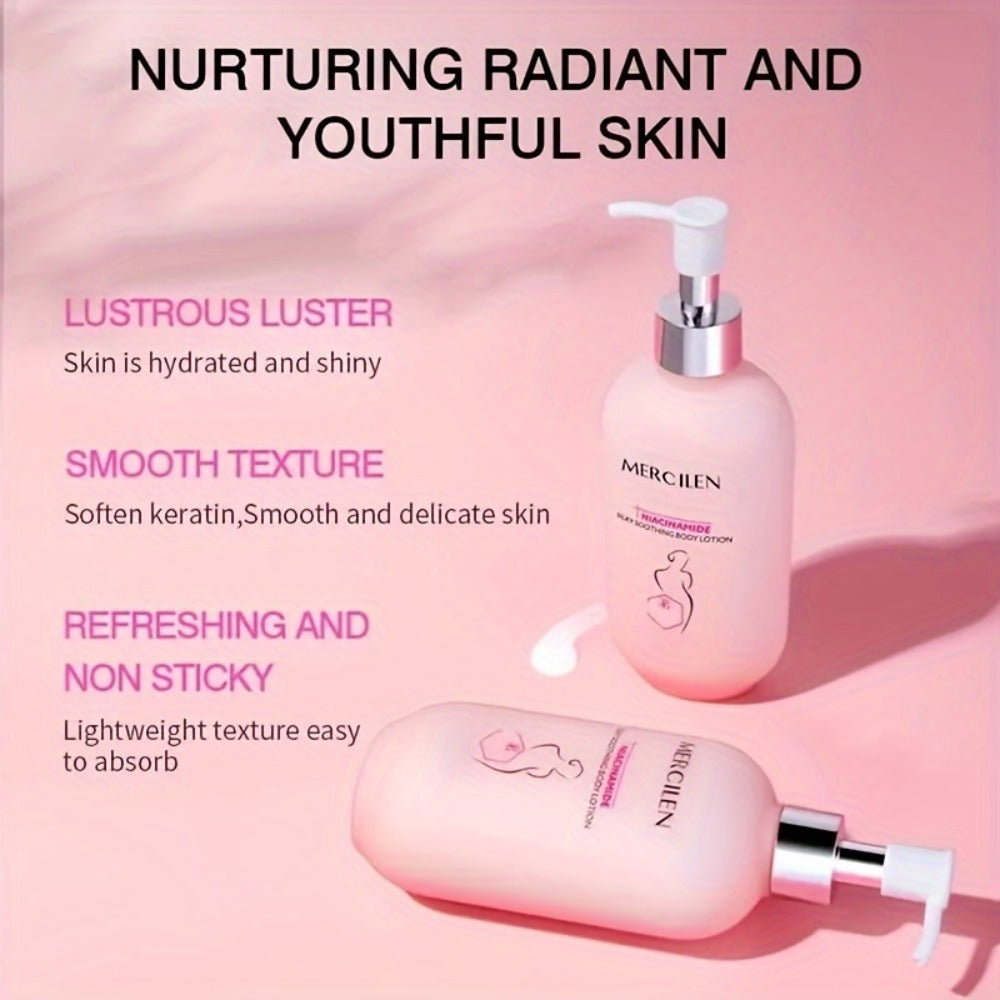 Niacinamide Body Lotion 8.45oz – Silky Moisturizing Formula Deep Hydration Brightening Smooth Skin Feel Lightweight Non-Greas