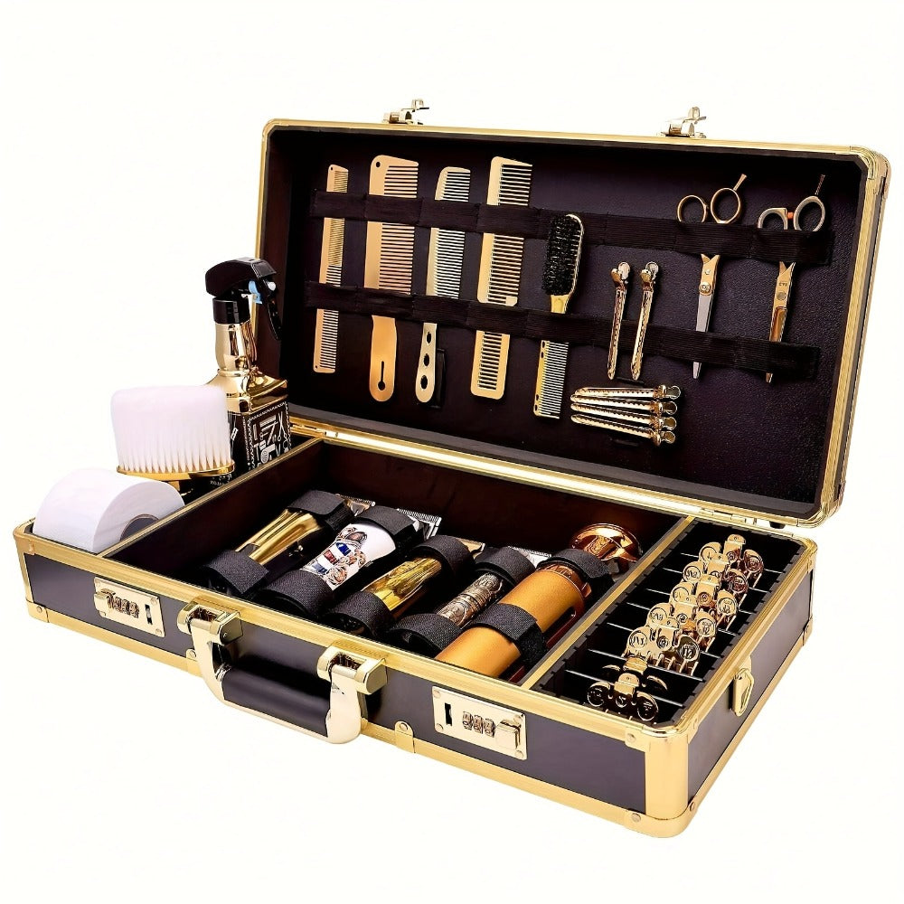 Barber Bag Travel Case for Hair Stylists and Barbers in a Portable Tool Carrying Design for Clippers and Scissors — image 2