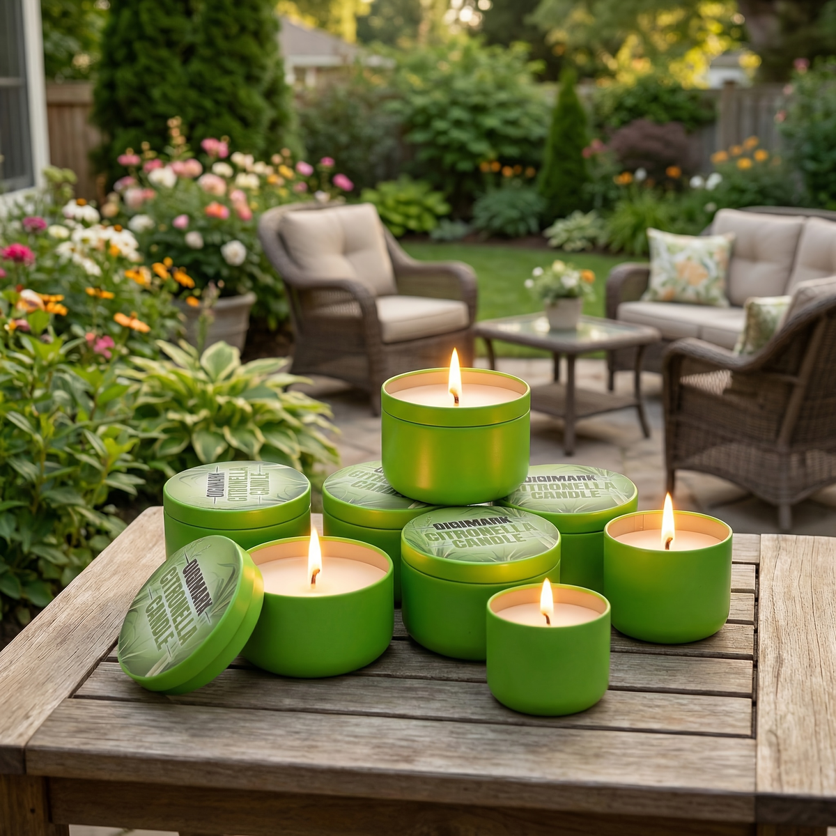 Citronella Candles Outdoor 6 Pack - 1.7 Oz Each, Burn Time, Infused with Citronella Essential Oil for Patio — image 5