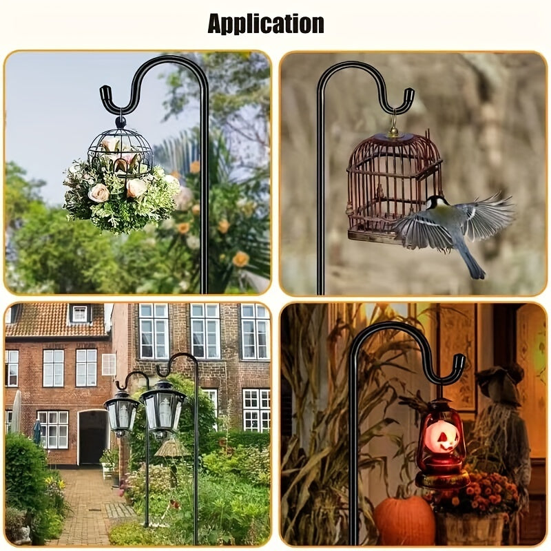 Shepherd's Hook | Heavy Duty Garden Pole Bird Feeder Plant Lantern — image 7