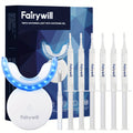 Carbamide Peroxide Teeth Whitening Kit with LED Accelerator Light – 6 Gel Tubes 3ml Each, Whitening Tray & Storage Case — ima