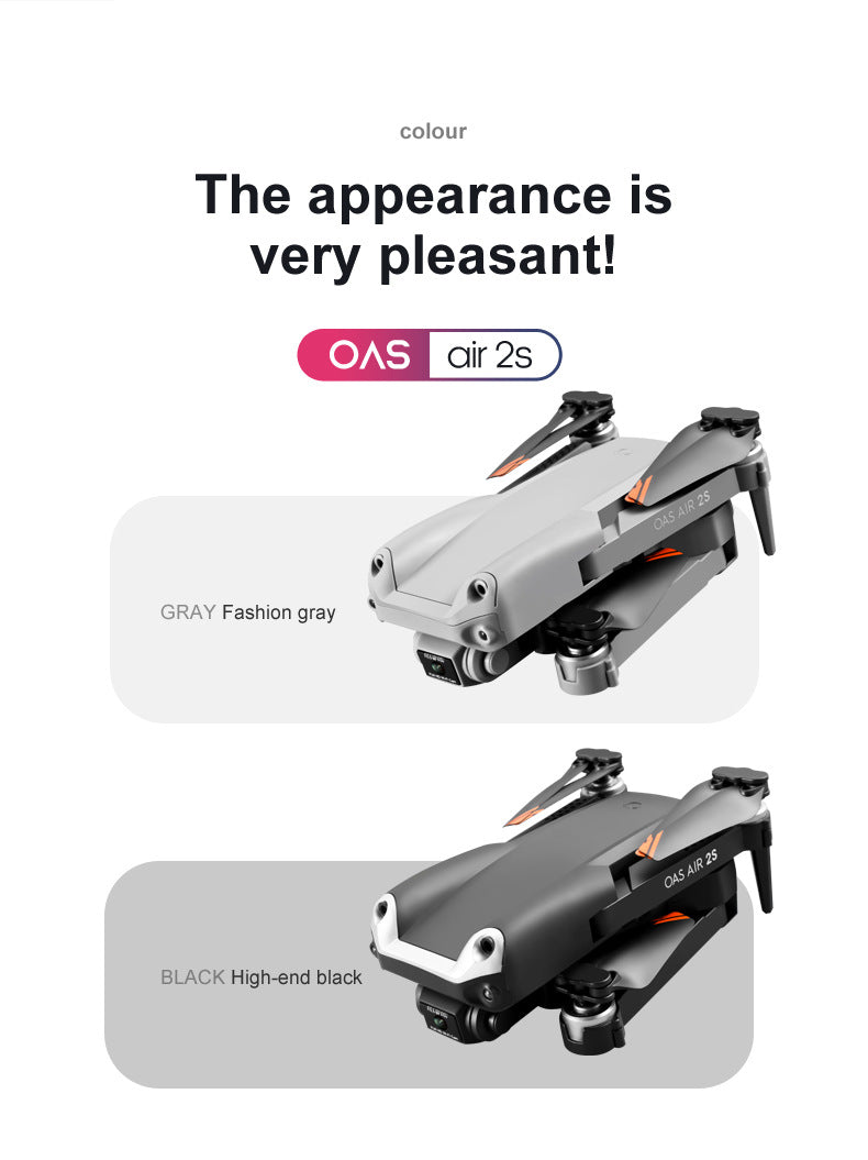 UAV Folding Four Axis 4K High Definition Dual Camera Aerial Model