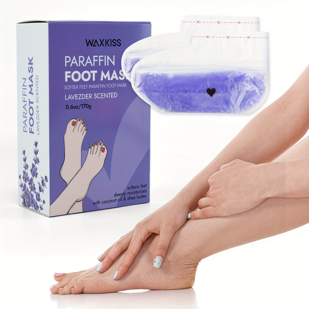 Paraffin Wax Hand & Foot Mask Deep Moisturizing Beauty Treatment – Smooth Soft Skin, Pink Grapefruit & Lavender Scents — imag