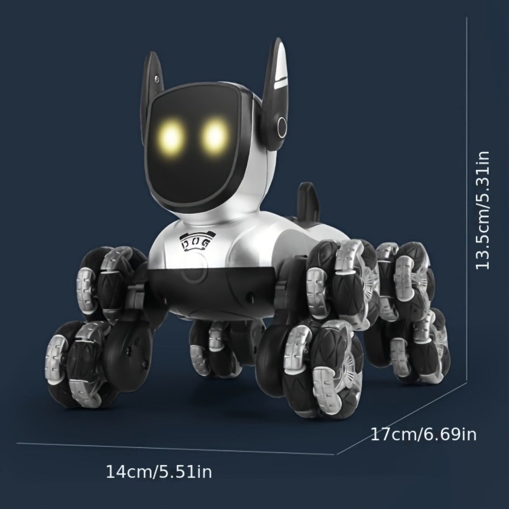 Robot Dog Toy for Kids, RC Smart Interactive Electronic Pet with Remote Control, Music & Action Show — image 2