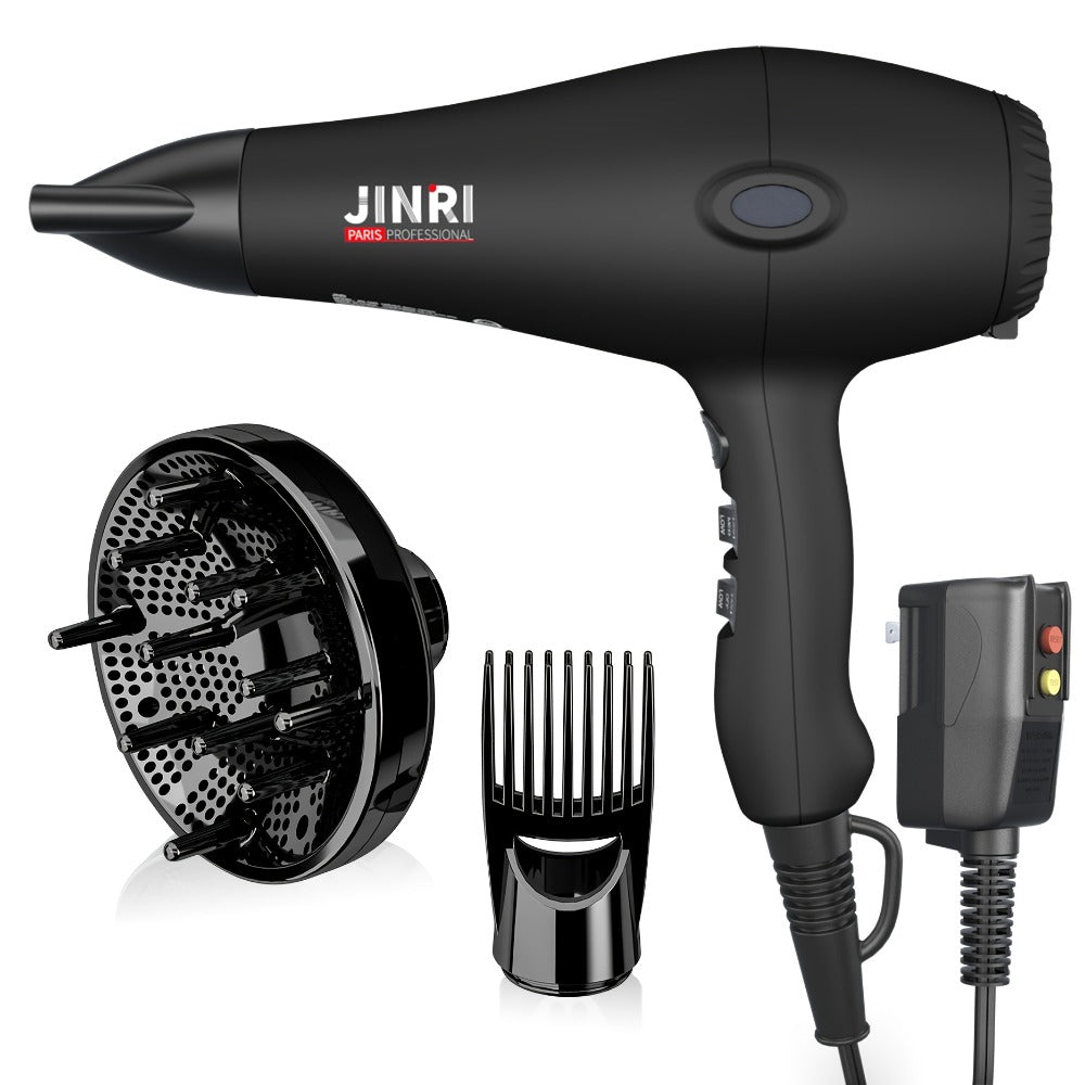 JINRI 1875W Hair Dryer with Three Heat Settings, Two Speeds and One- or Three-Accessory Package Options — image 17