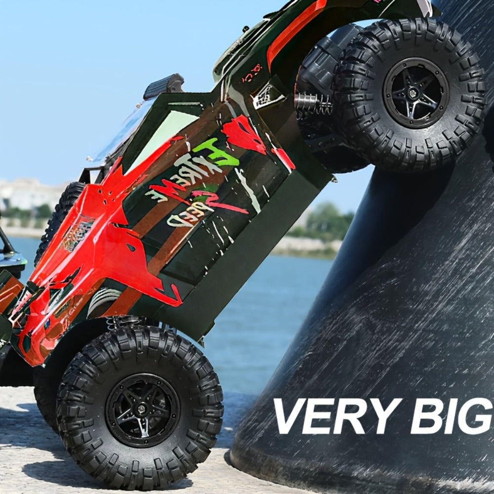 Remote Control Car, 4WD Climbing and Drift Truck with Full-Proportional Control, Mixed Color Body and Large Tires — image 2