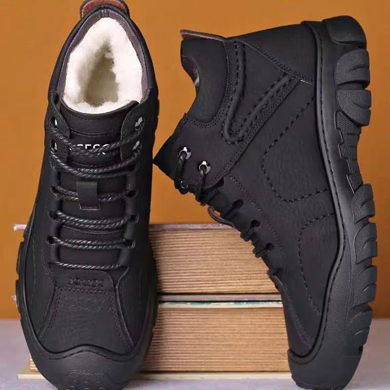 Outdoor Thermal Shoes With Front Laces