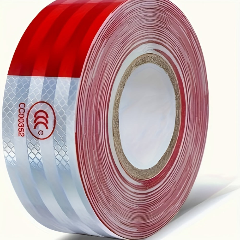 DOT-C2 Reflective Tape 2"x60' High Intensity Prismatic Self-Adhesive Safety Strip – Waterproof Wear-Resistant Ultra Bright fo