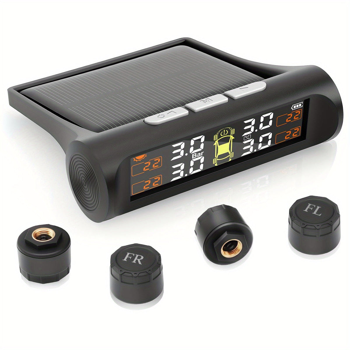 Tire Pressure Monitoring System with 5 Alarm Modes and Color Display — image 13