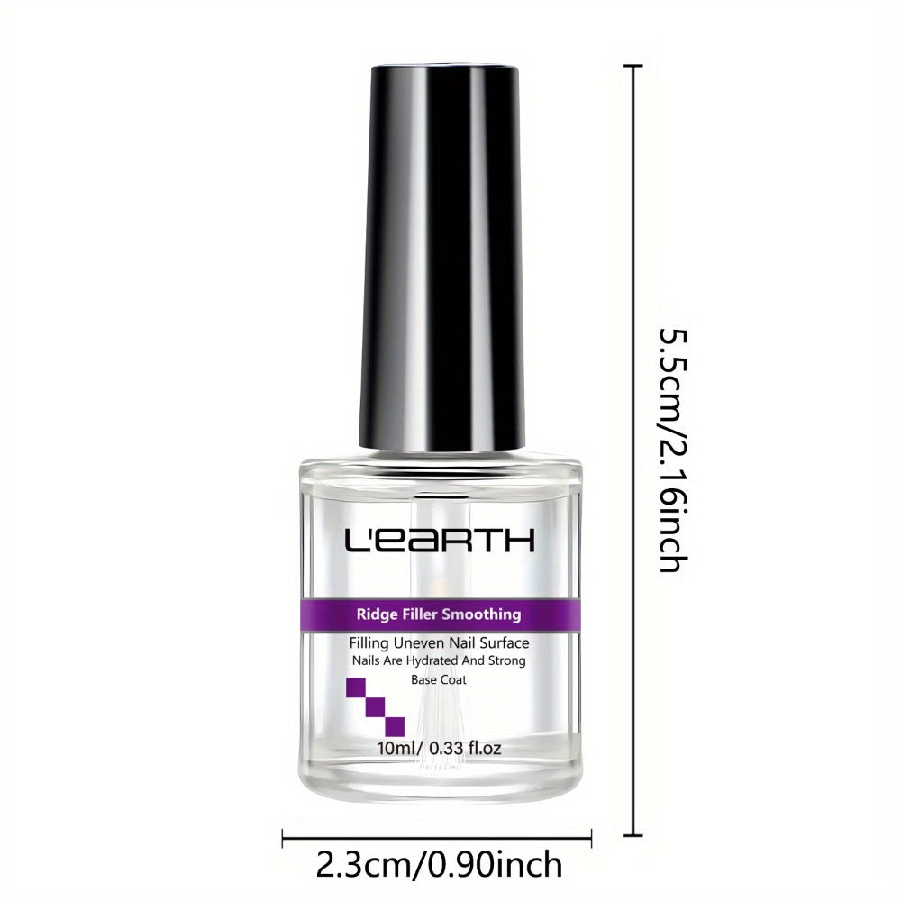 Nail Strengthening Polish 10ml Glycerin & Hyaluronic Acid Formaldehyde-Free – Hardener Treatment for Thin Brittle Weak Nails 