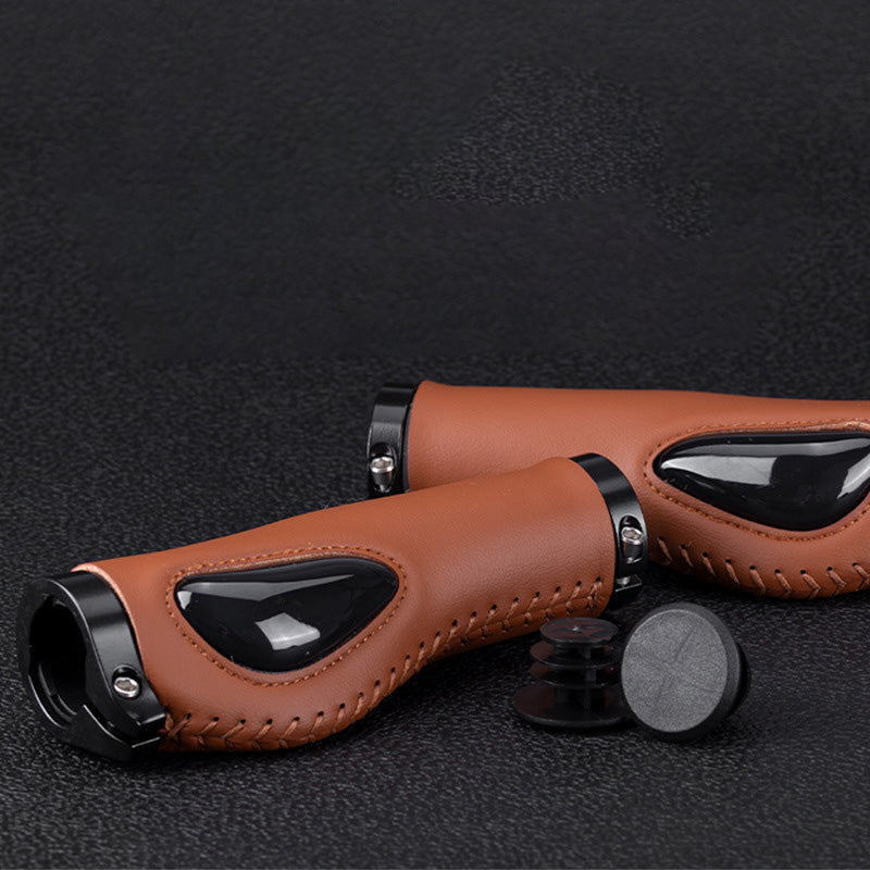 Liquid Silicone Bicycle Handle Cover Silicone Meat Ball Shock Absorption Comfortable Mountain Bike Vice Handle Locked Grip Rider Handle Cover