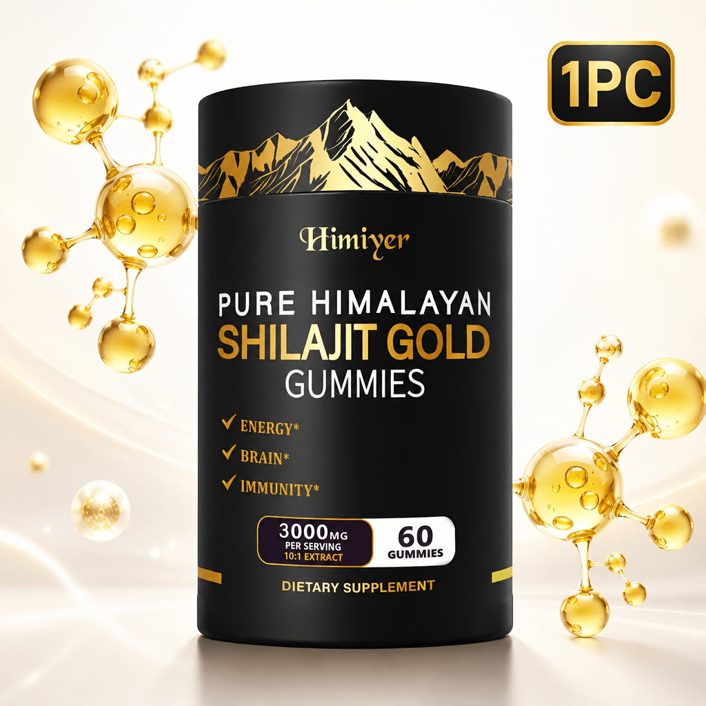 Himalayan Shilajit Golden Gummies with Panax Ginseng Ginger Tribulus 10:1 Extract for Bath Time, Home Spa and Personal Care —