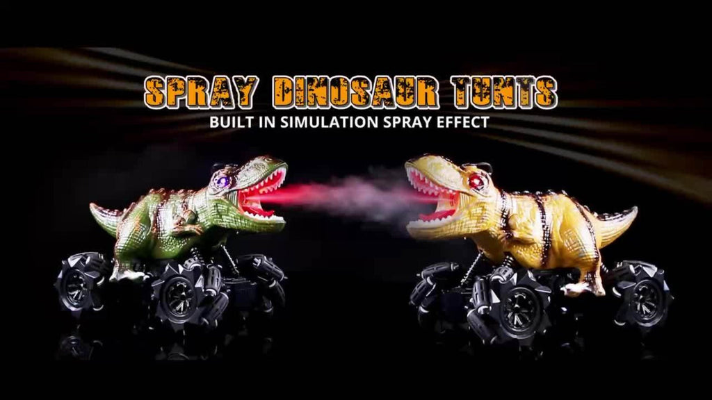 Monster Stunt RC Car with LED Lights Sound & Mist Spray – 360° Drift Remote Control Monster Truck, All-Terrain Indoor Outdoor