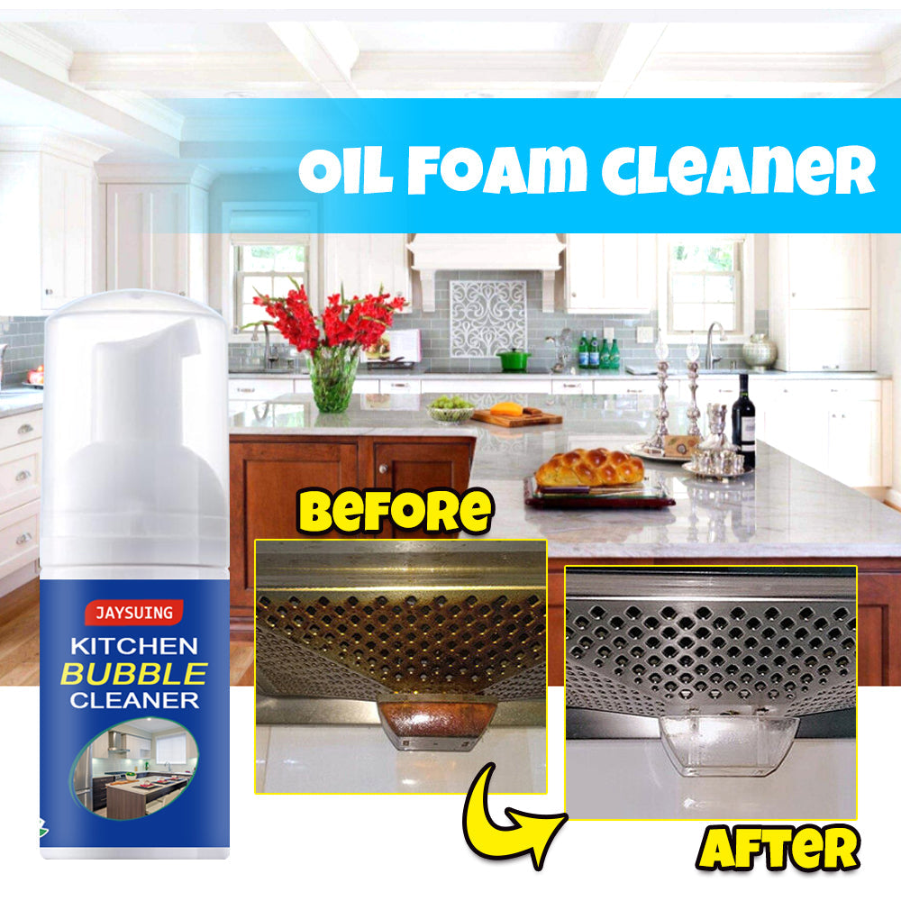 Kitchen Cleaning Foam Cleaner Kitchen Rust Remover Cooktop Range Hood Heavy Grease Cleaner