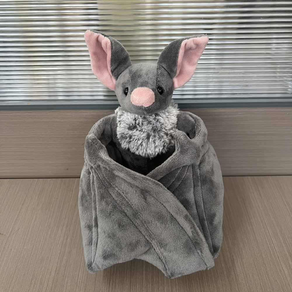 Giant Bat Plush Stuffed Animal 23 Inch Wingspan Grey Spooky Bat Toy with the Listed Color, Size or Set Options for Everyday U