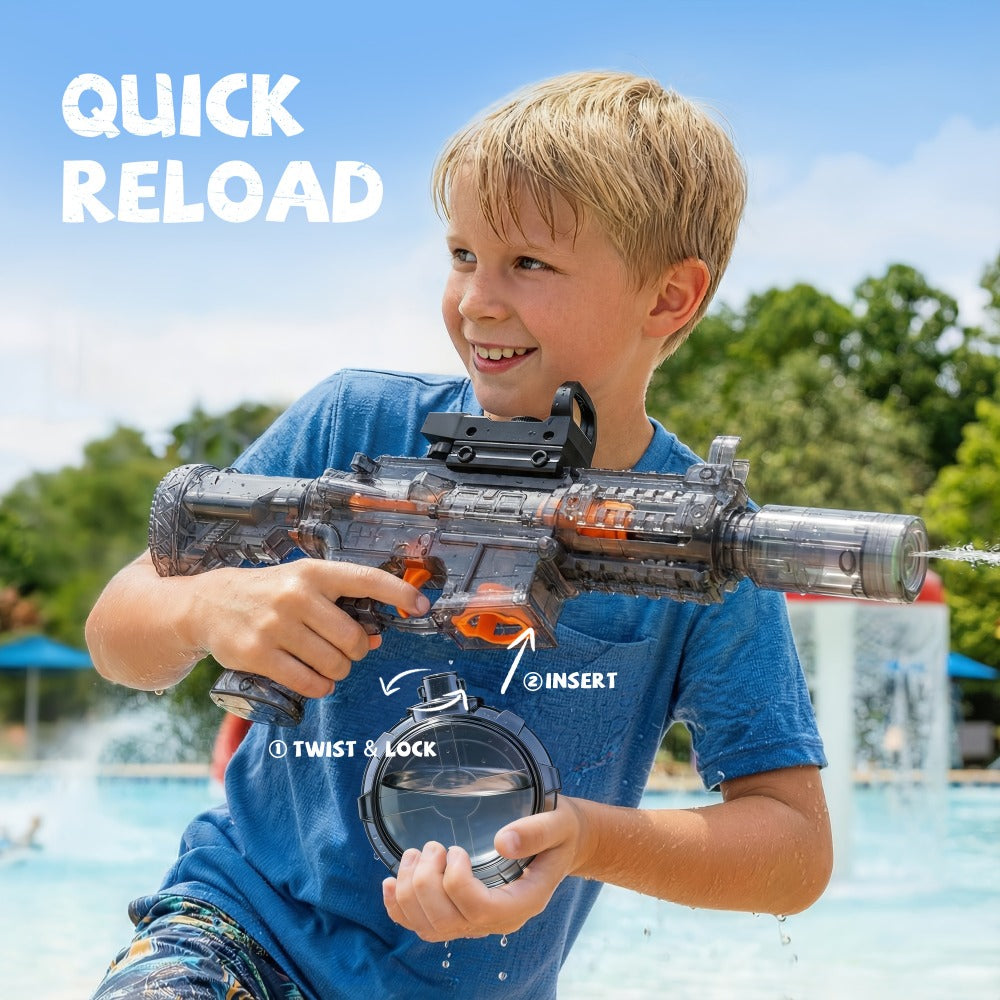 Two-Piece Electric Light-and-Sound Water Blaster Sets in 727 or 737 Models and Blue or Black Colors — image 16
