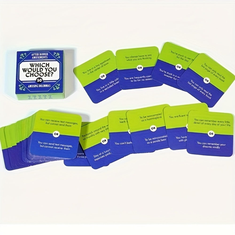 After Dinner Amusements Card Game Set with Four Mini Boxes and 200 Total Prompts Across Four Themes — image 7