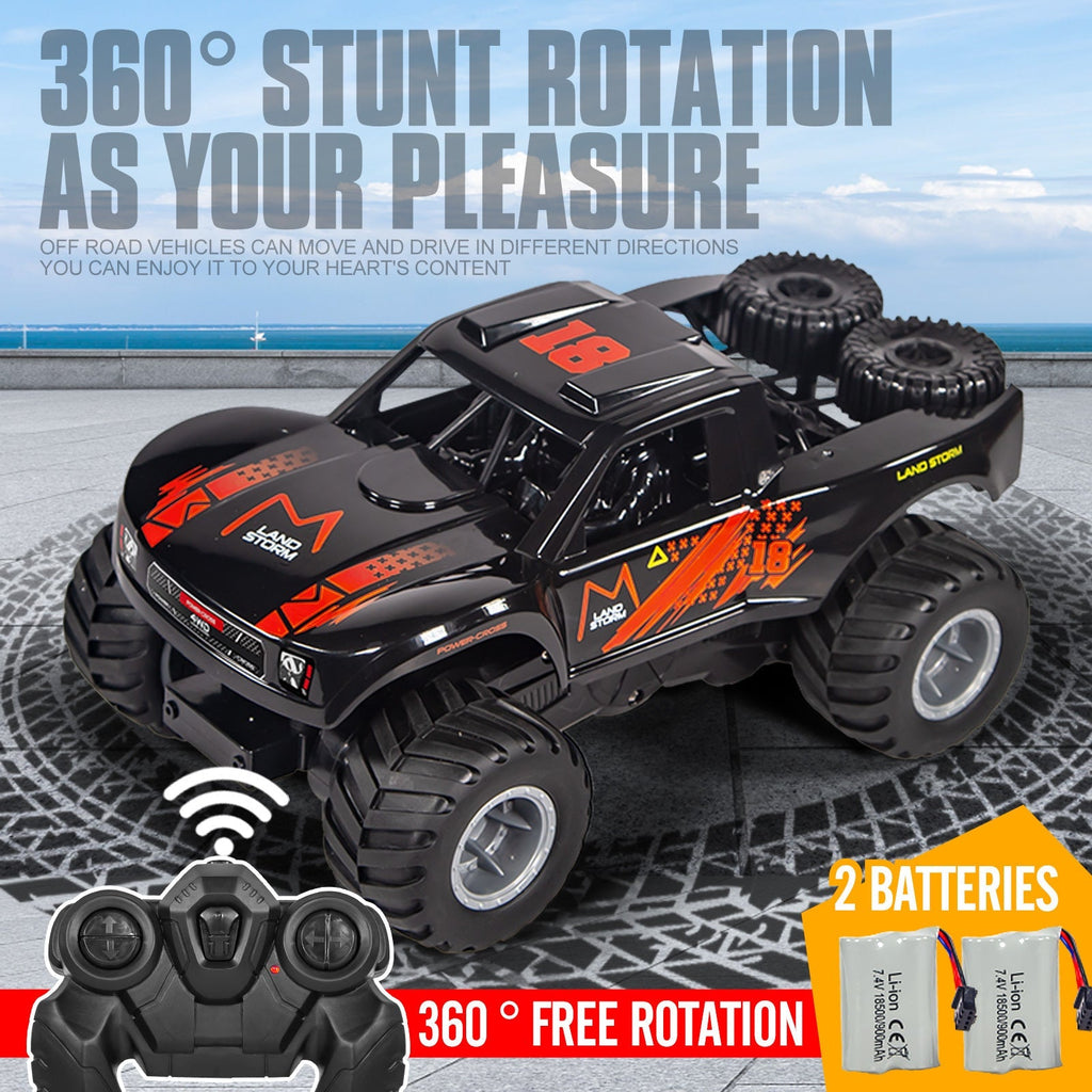 RC Monster Truck or Pickup 1:16 Scale in Five Body and Color Styles with 4WD Layout and Two Rechargeable Batteries — image 41