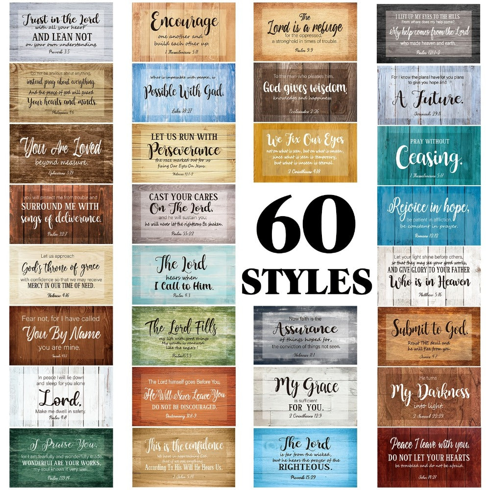Bible Verse Cards 240 Pcs Bulk, Full Scripture Mini Prayer & Inspirational Quote Cards for Women Men Students — image 2