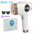 IPL Hair Removal Device Sapphire Ice Cooling Painless 999900 Flashes 9 Modes – At-Home Permanent Hair Reduction for Women Men