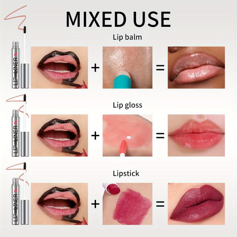 Lip Stain Pen Set 4 Colors 2-in-1 Lip Liner & Lip Tattoo – Waterproof Smudge-Proof Transfer-Resistant Matte Finish — image 18