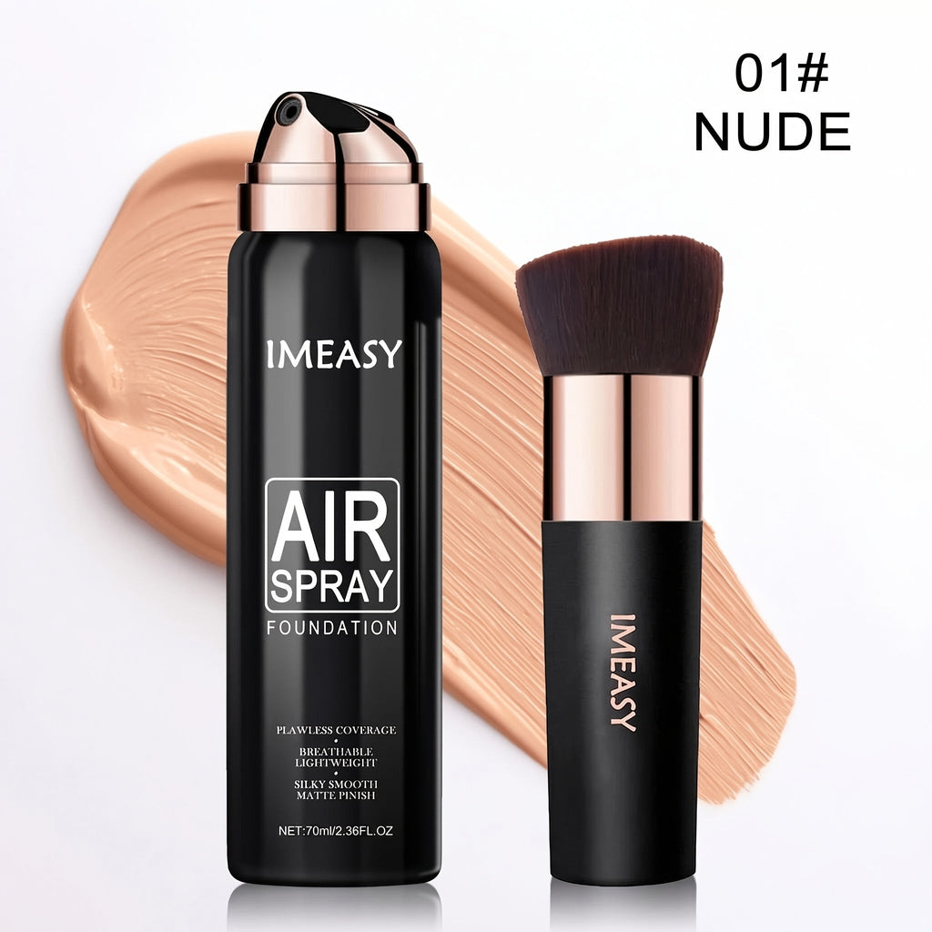 IMEASY 70ml Air-Spray Liquid Foundation and Flat-Top Brush Set in Shade Codes 01, 02 or 03 — image 11