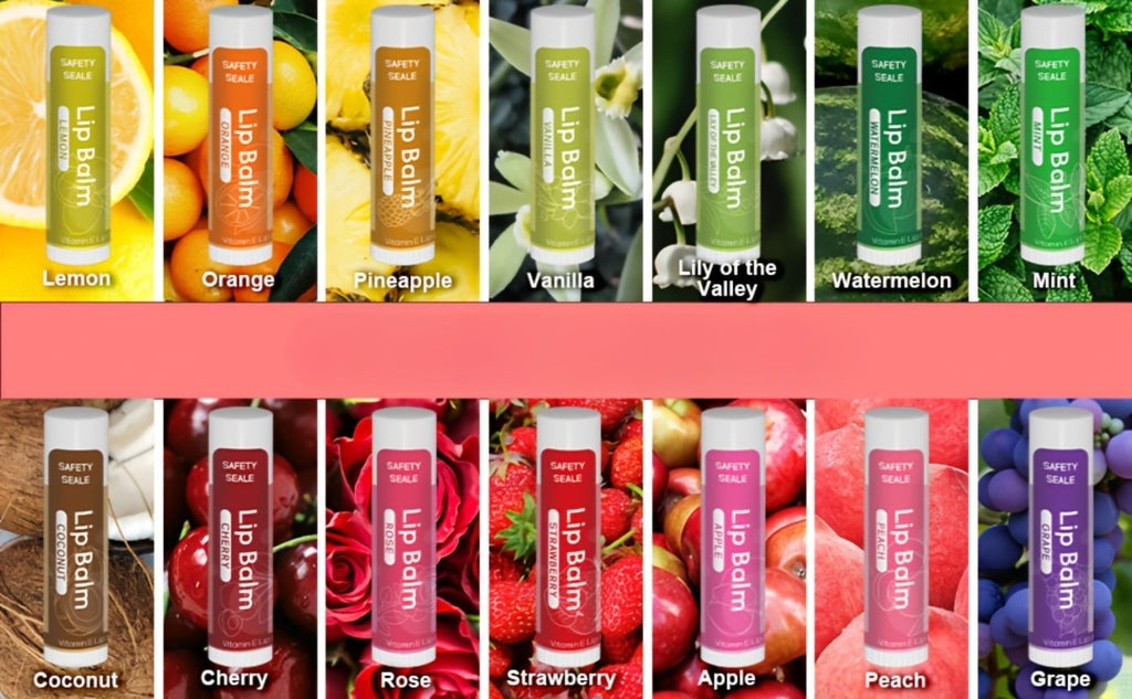 Bulk Lip Balm Set 84 Pcs 14 Assorted Flavors Moisturizing Mini Lipstick Natural Luster Finish – Party Favors for Wedding Brid