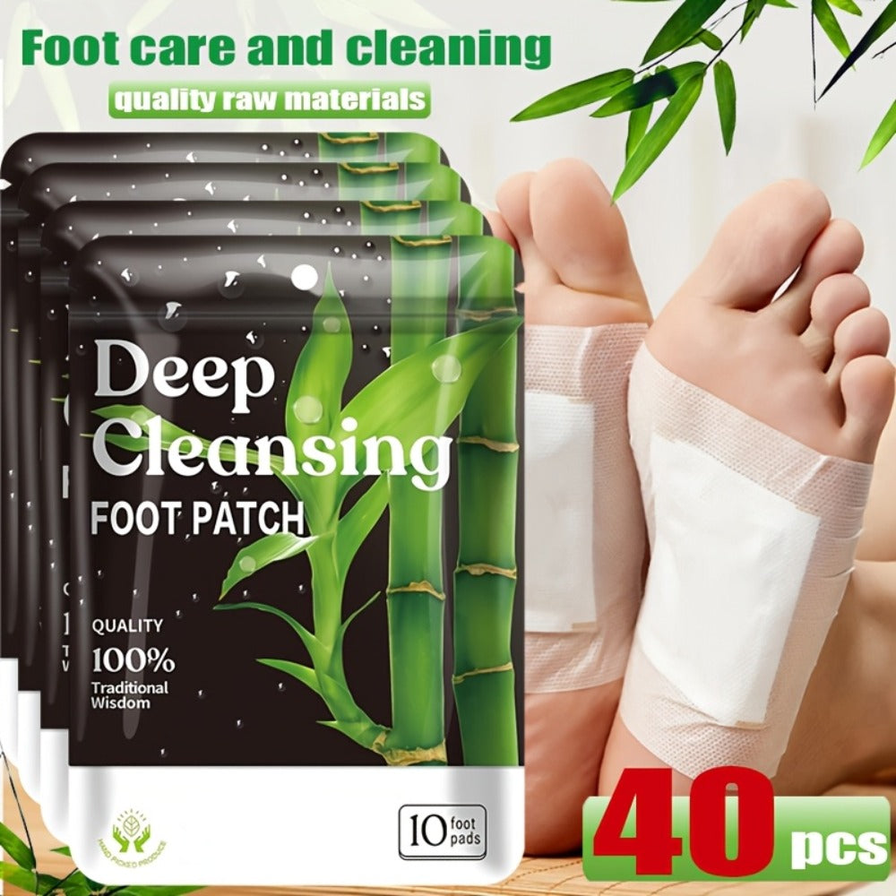 Detox Foot Patches with Bamboo Vinegar Ginger & Lavender – Natural Plant Formula Deep Cleansing Overnight Foot Pads — image 7