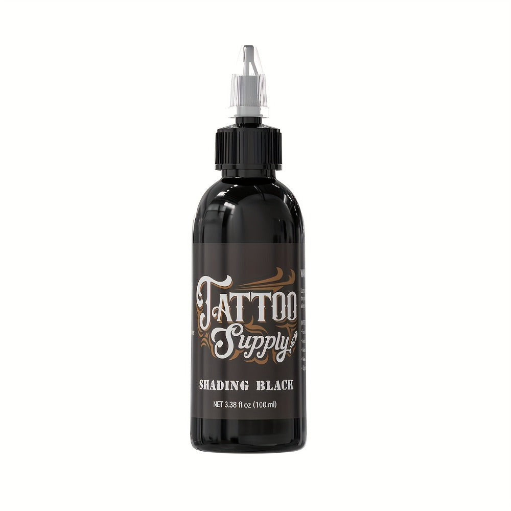 Tattoo Ink Neebol Lining and Shading Black Bottle Options in 100ml or 250ml with Four with Item-Specific Color, Capacity and 