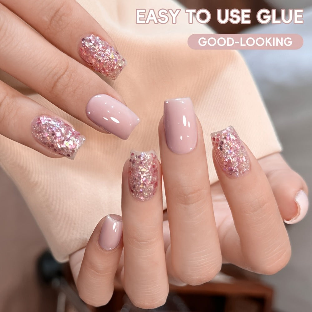 Gel Nail Polish 2-Piece 15ml Magnetic Glitter Set with Candy 03 and Shade 109 Frame Bottles — image 6