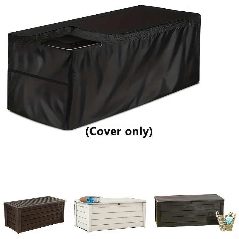 Deck Box Cover Heavy Duty Waterproof | Outdoor Storage Cabinet Patio — image 1