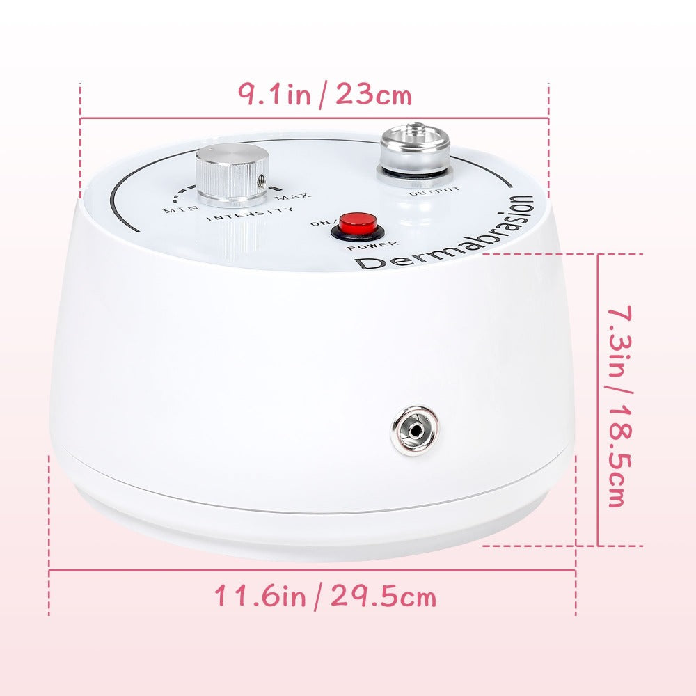 Microdermabrasion Machine Professional 3-in-1 Dermabrasion Vacuum Spray Facial Device for Bath Time, Home Spa and Personal Ca
