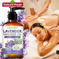 Lavender Massage Oil for Body 3.38oz – Natural Nourishing & Hydrating Formula for All Skin Types, Calming Aromatherapy, Coupl