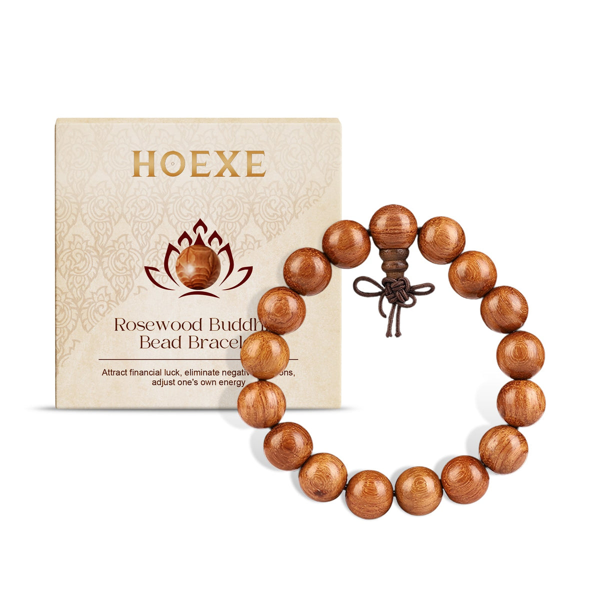 Rosewood Buddha Bead Bracelet Daily Simple Fashion Design Bracelet Personality All-In-One Beaded Bracelet - V.I.P Digital Presence