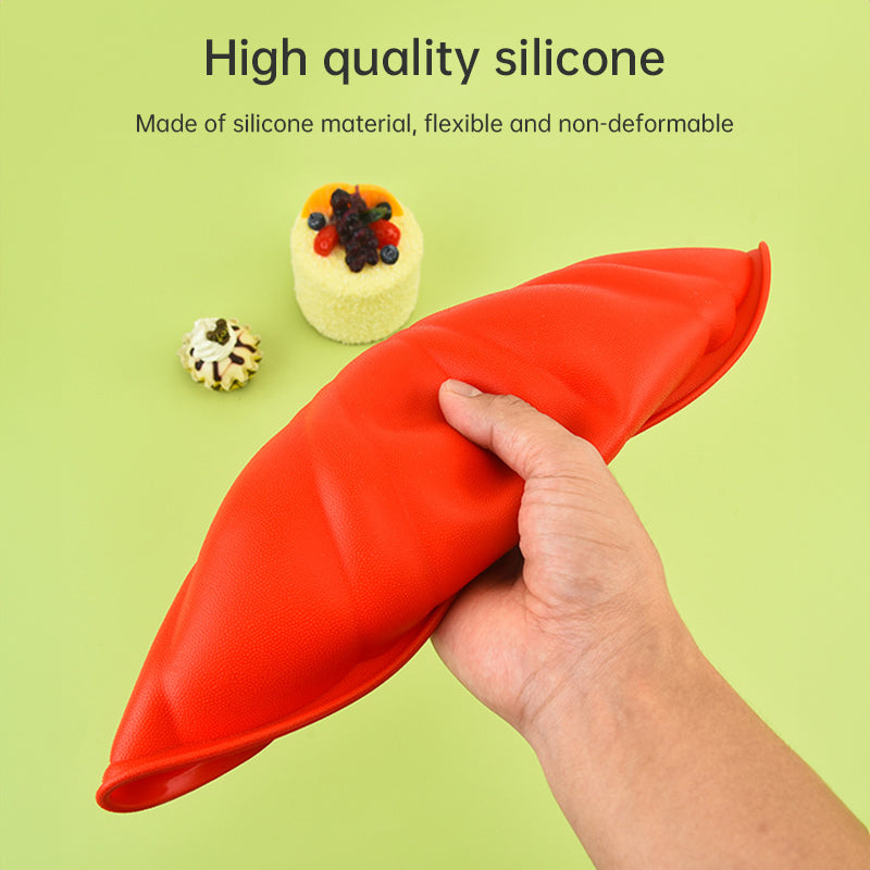 10-inch Non-Stick Silicone Bundt Pan - Multipurpose Baking Mold for Cakes, Jello & Gelatin
