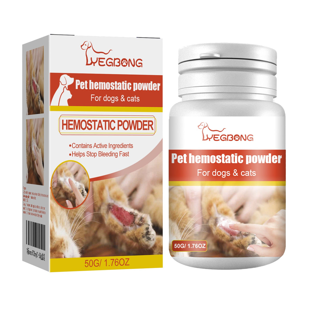 Pet Hemostatic Powder, Skin Wound Cleaning Styptic Powder For Cats And Dogs Soothing Wound Healing Powder For Pets - V.I.P Digital Presence