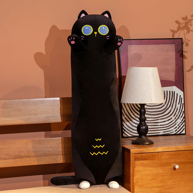 Japanese Chubby Cat Plush Toy Doll Cute Cat Pillow Children Bed Long Pillow Doll - V.I.P Digital Presence