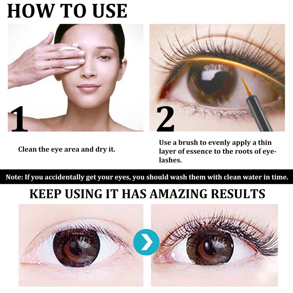 Eyelash Serum, Natural Beauty Curl Black Thick Slender Long Gentle Not Easily Stained Mascara
