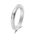 Diamond shaped niche jewelry for women, narrow cut food ring, rotatable ring - V.I.P Digital Presence
