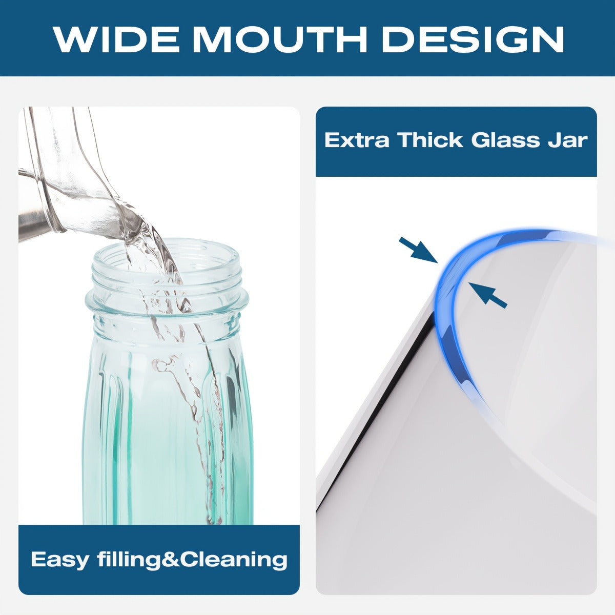 Bird Waterer Outdoor Hanging Glass Wild Bird Water Dispenser with Metal Handle – Gravity Fed Garden Yard Patio Tree Bird Feed